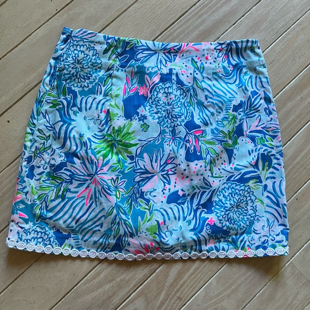 NWT Lilly Pulitzer Patty Skort Lion Around - 0 - Picture 6 of 14